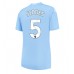 Maillot de foot Manchester City John Stones #5 Domicile vêtements Femmes 2023-24 Manches Courtes